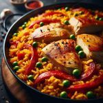 paella de pollo